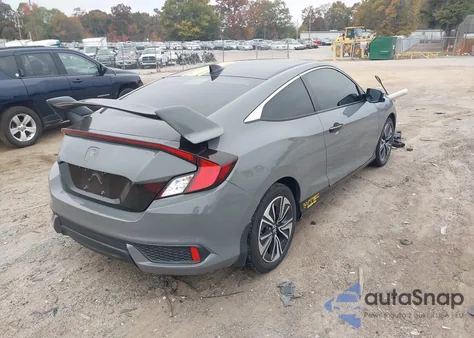 2018 Honda Civic Ex-L z USA, uszkodzony, nr VIN 2HGFC3B77JH355582